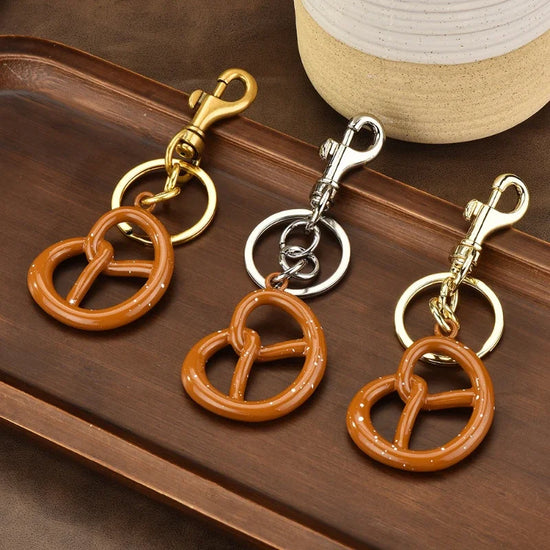 pretzel keychain