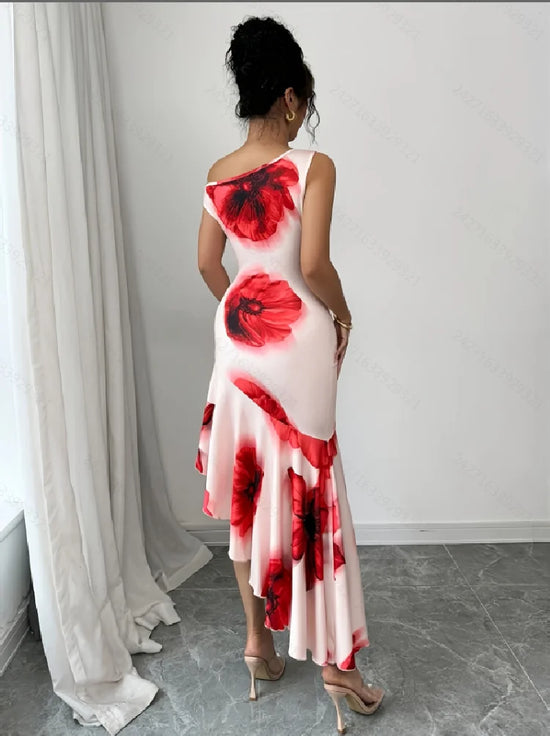Fashionable Floral Casual Women&