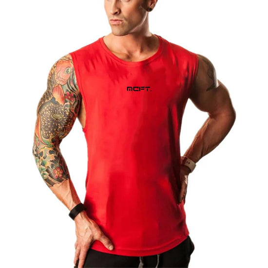 Summer Men  Fashion Male Casual  Minimalism Cotton Tank Tops Sport Running Vest Muscle Tops  Breathable Comfortable cool T-shirt
