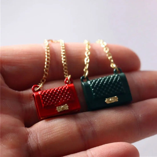 Leather Bag charm