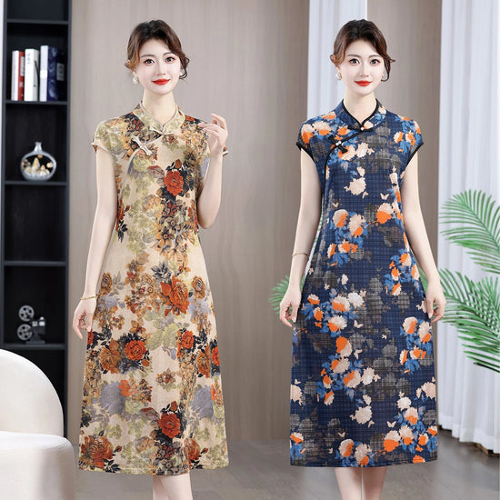 Fashion Clothes Vintage Dress for Women Clothing Streetwear Traditional Chinese Clothing Cheongsams Chinese Qipao Ethnic Style